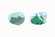 Outdoor Adventure Illustrations, an Object Graphic by Oktyabr (Thumbnail 3 of 6)