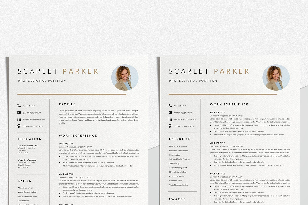 Resume Template Creative, a Resume Template by LucaTheme (Photo 5 of 10)