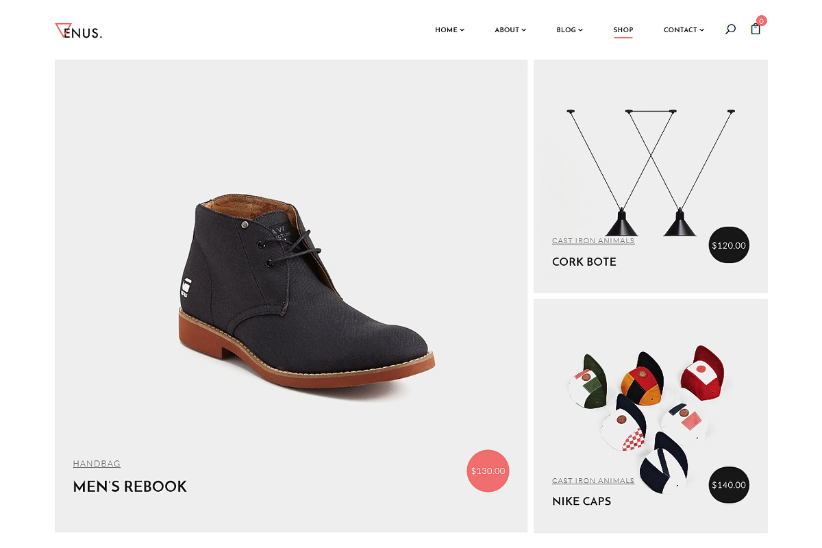 Venus - Multipurpose WordPress Theme, a WordPress Template by myshopkit (Photo 2 of 4)