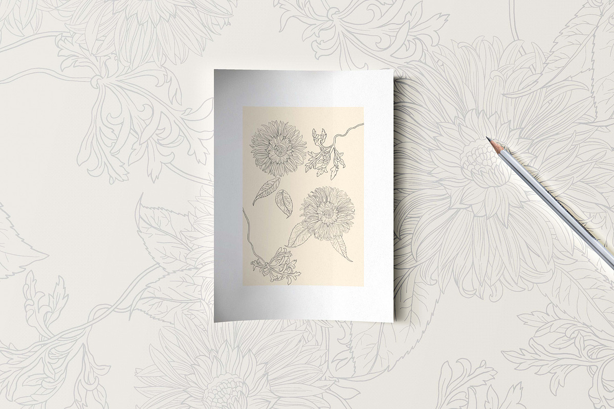 Sunflower Vine, an Object Graphic by VictoriaKStudio (Photo 2 of 5)