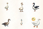 Halloween Goose Clipart PNG Sublimat, an Illustration by CrexoraLab (Thumbnail 2 of 5)