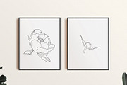 Peony flower collection, an Illustration by Maria's little shop (Thumbnail 3 of 7)