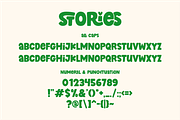 Stories - Cute Display Font, a Handwritten Font by SaktiAvellin (Thumbnail 8 of 9)