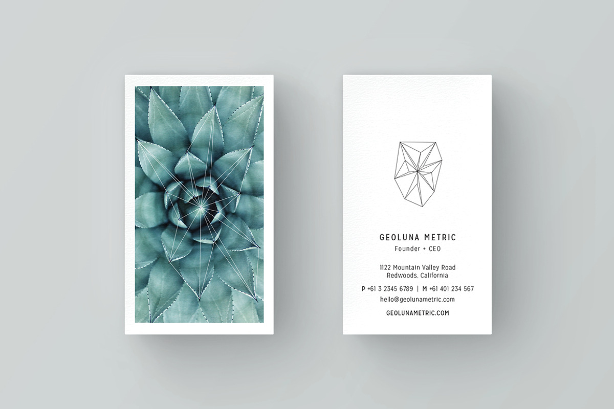 GEOLUNA2 Business Card Template, a Business Card Template by TheOutcrop (Photo 6 of 6)