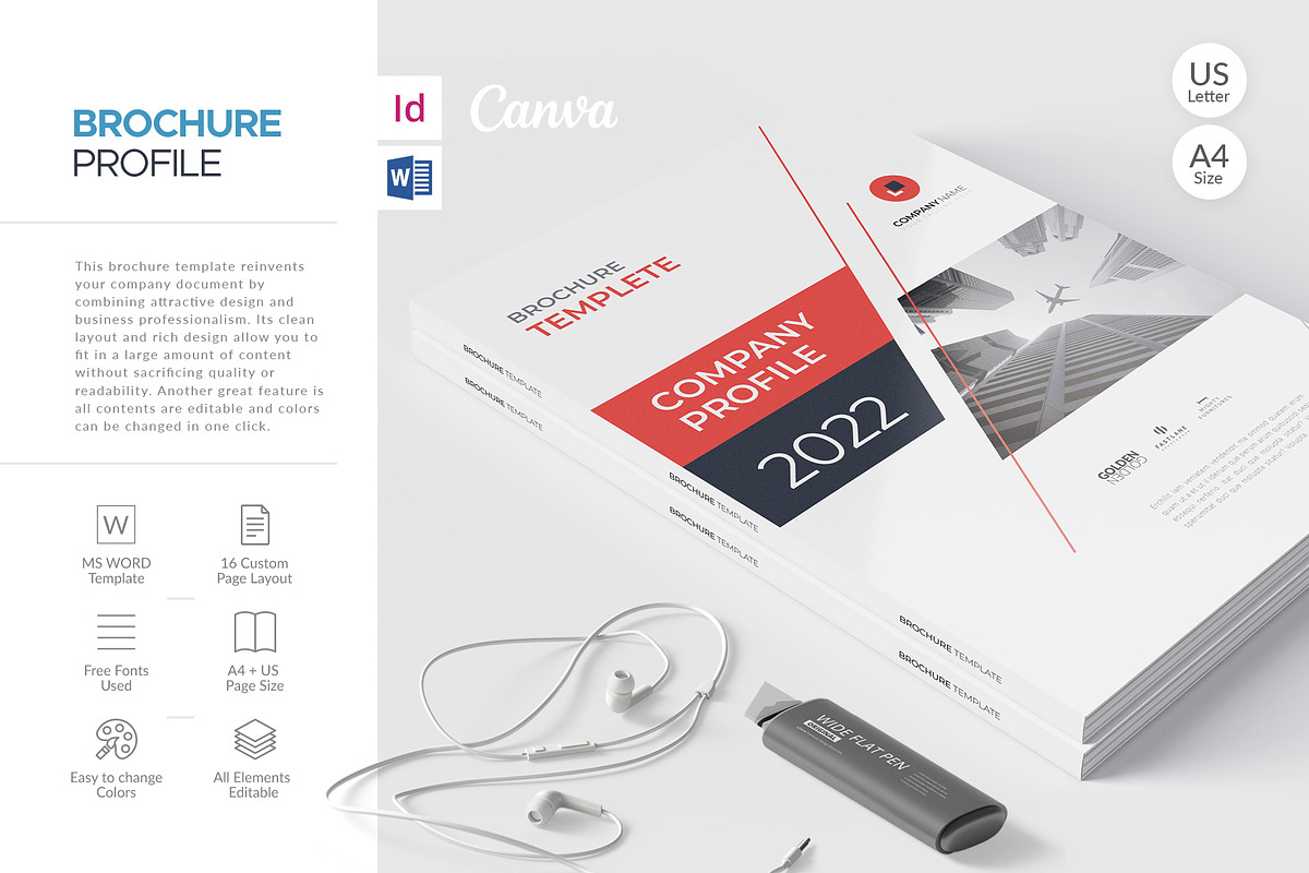 Brochure Bundle | Docx, ID, Canva, a Brochure Template by BrochuresFactory (Photo 11 of 20)
