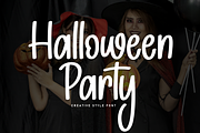 Hallowen Party | Script Font, a Script Font by Scratchones (Thumbnail 1 of 8)