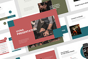 Uvna : Gym & Fitness Powerpoint, a Presentation Template by Punkl Camp (Thumbnail 1 of 16)