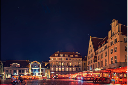 Tallinn Main Square, an Architecture Photo by Nature and travel