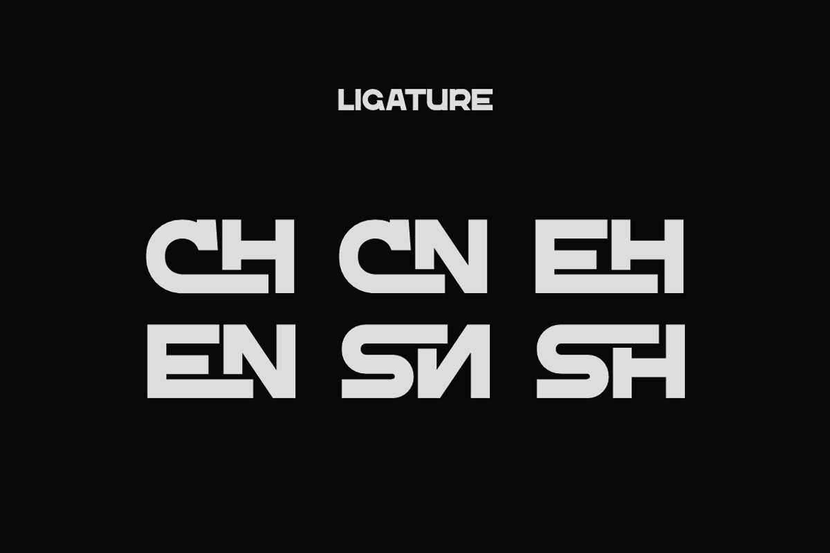 Oshtera - Condensed Font, a Sans Serif Font by Iqsiart Studio (Photo 3 of 7)