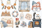 Cozy & Hygge Winter Clipart - 65 PNG, a Seasonal Illustration by Whimsy Brush Studio (Thumbnail 4 of 9)
