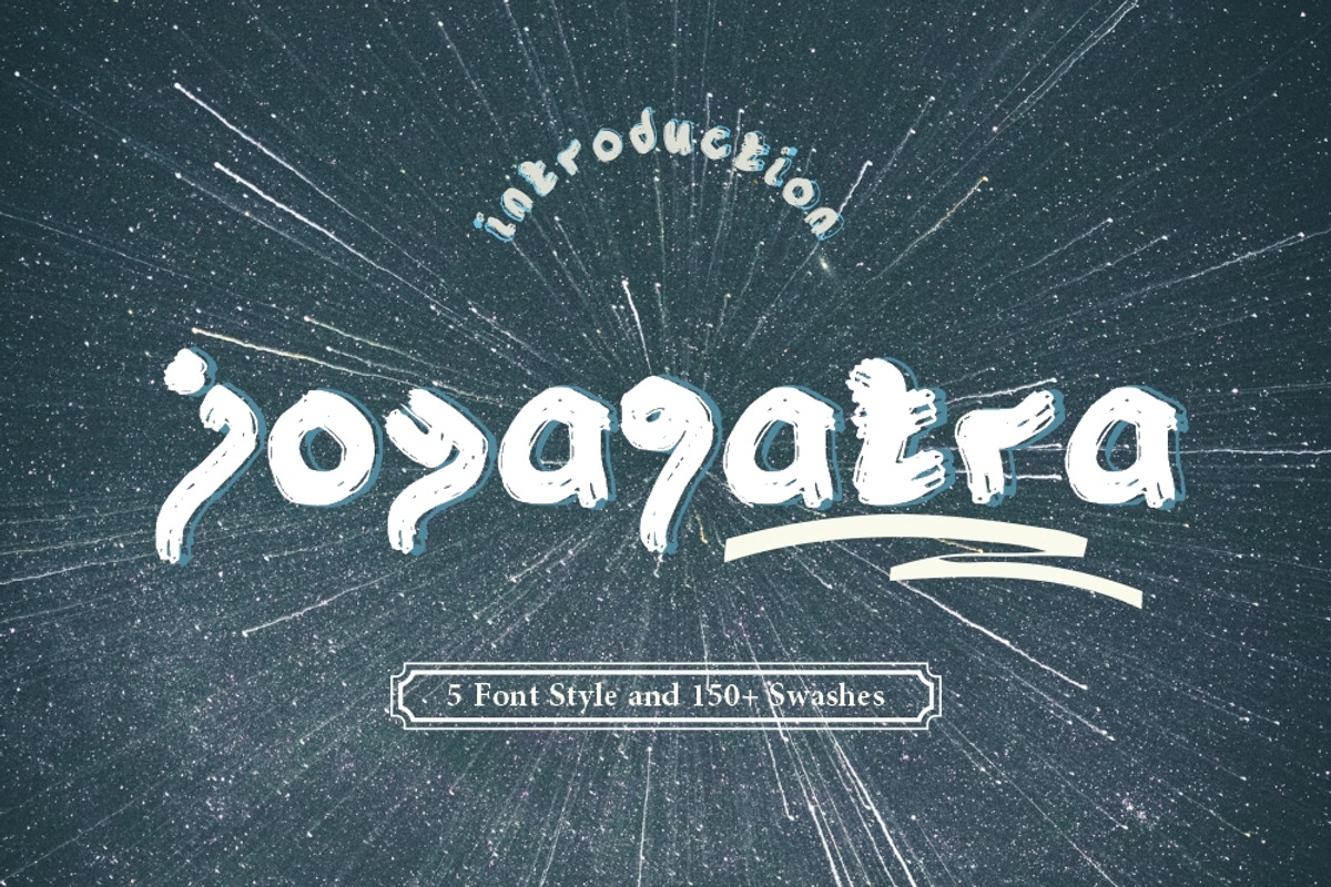 Joyagatra - 5 Font styles