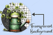 Whimsical Gardening Woodland Clipart, an Illustration by Canvas Craft (Thumbnail 2 of 7)