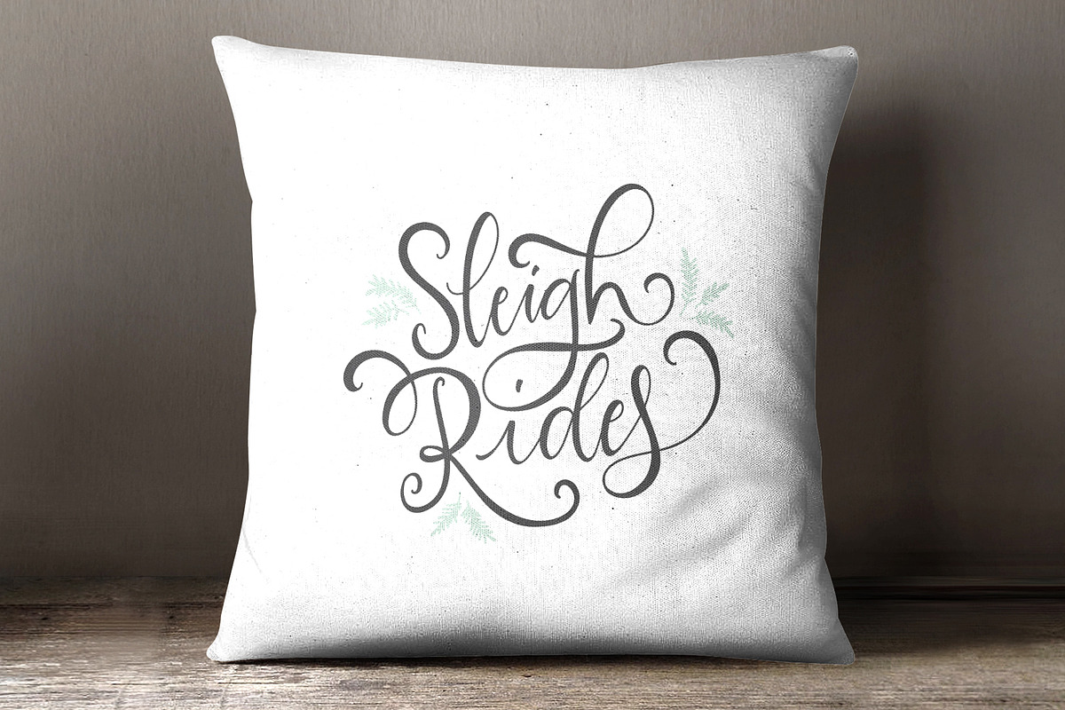 Farmhouse Christmas Lettering Kit, an Illustration by Callie Rian & Co. (Photo 13 of 16)