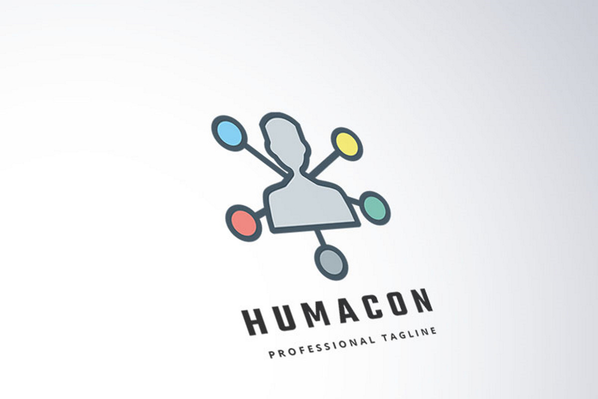 Human Connect Logo, a Branding & Logo Template by Design_Planet