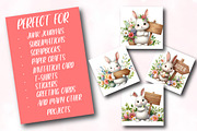 Easter Bunny Sublimation Clipart, a Seasonal Illustration by Craft Nest (Thumbnail 2 of 5)