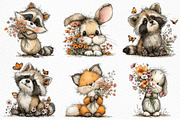 Whimsical Woodland Summer Animals, an Illustration by Craft Nest (Thumbnail 6 of 12)