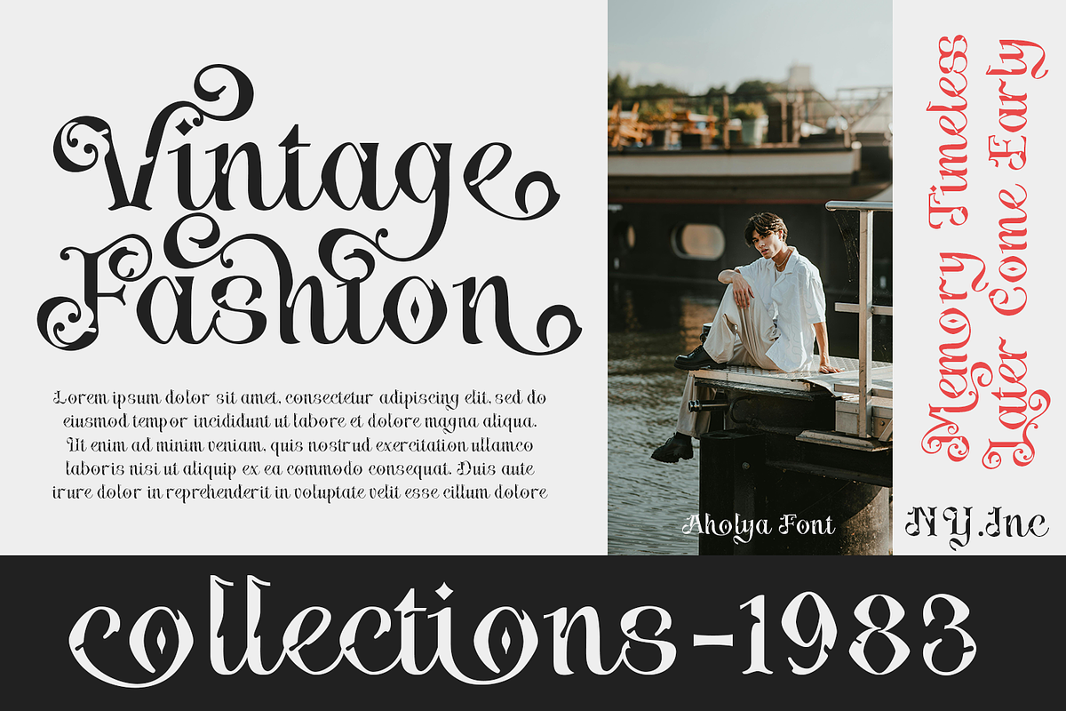 Aholya - Display Font, a Blackletter Font by TypeClassHeroes (Photo 8 of 10)