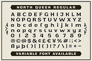North Queen, a Serif Font by Typeskets (Thumbnail 8 of 10)