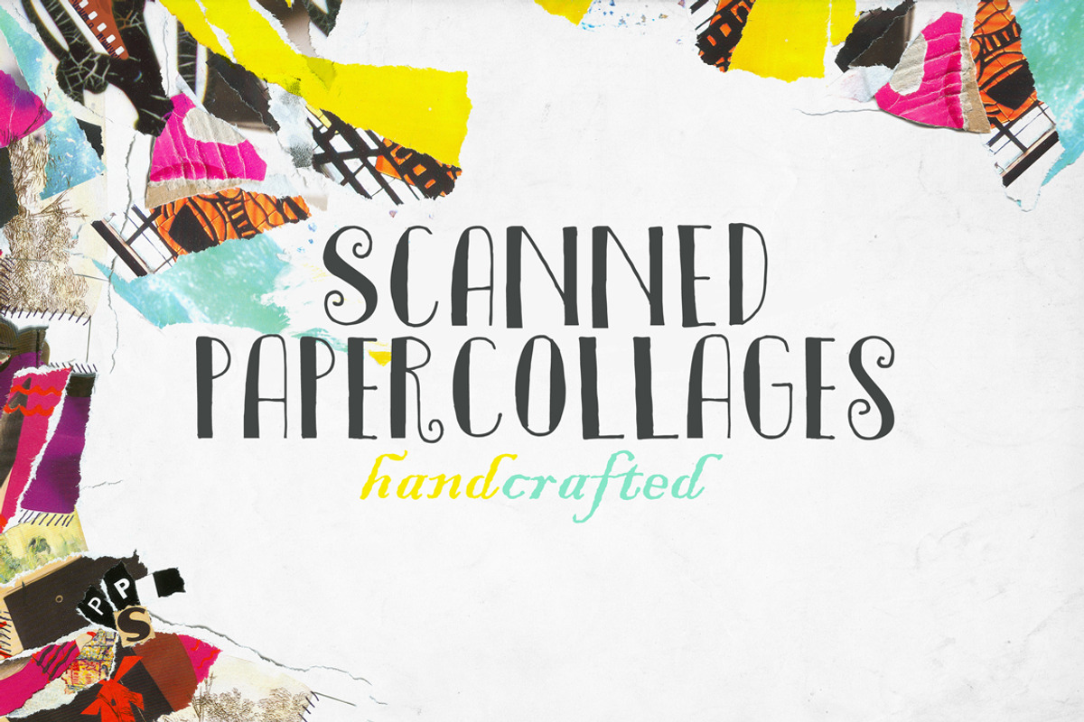 Scanned Paper Collages