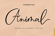 Animal Script, a Script Font by Moly Mol (Thumbnail 1 of 11)