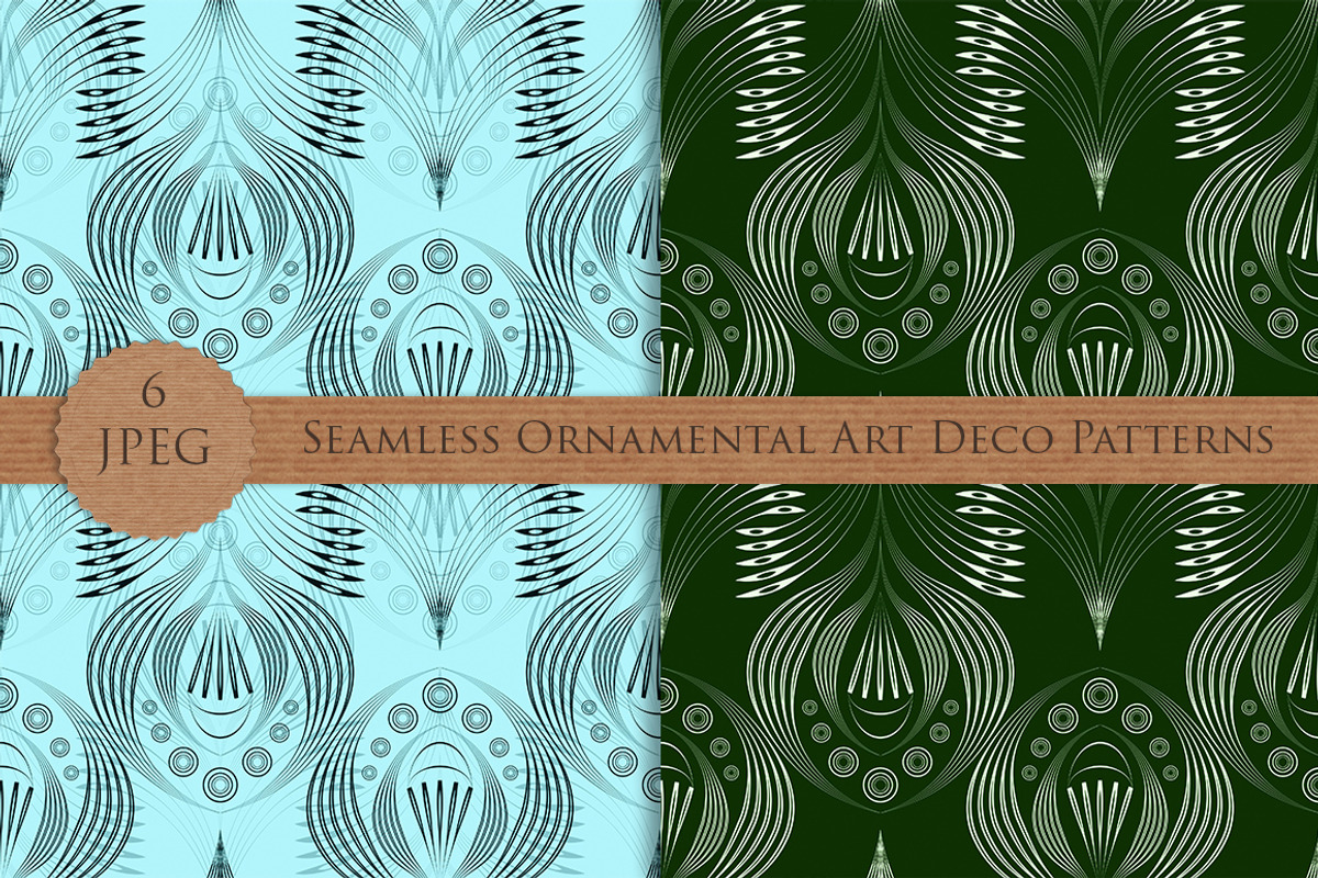 Seamless pattern modern Art Deco, a Pattern Graphic by Futurel (Photo 3 of 4)