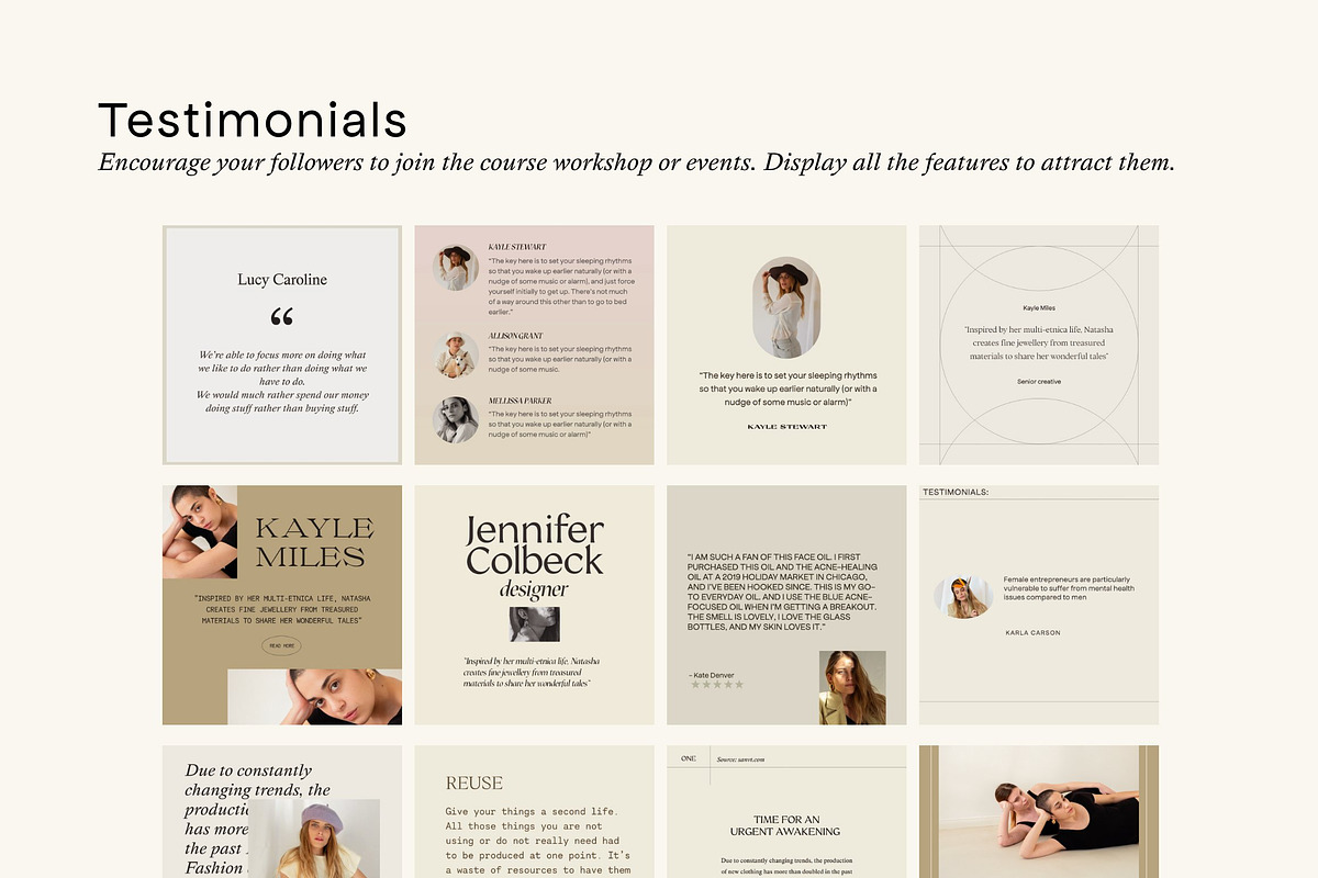 Sage Bundle for Coaches and Creators, a Social Media Template by Sparrow & Snow (Photo 15 of 35)