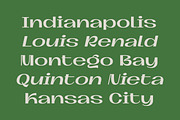 Kylie Boga Display Sans Font, a Sans Serif Font by Kulokale (Thumbnail 6 of 10)