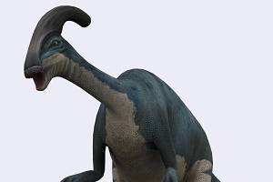 3DRT - Dinosaurs - Parasaurolophus