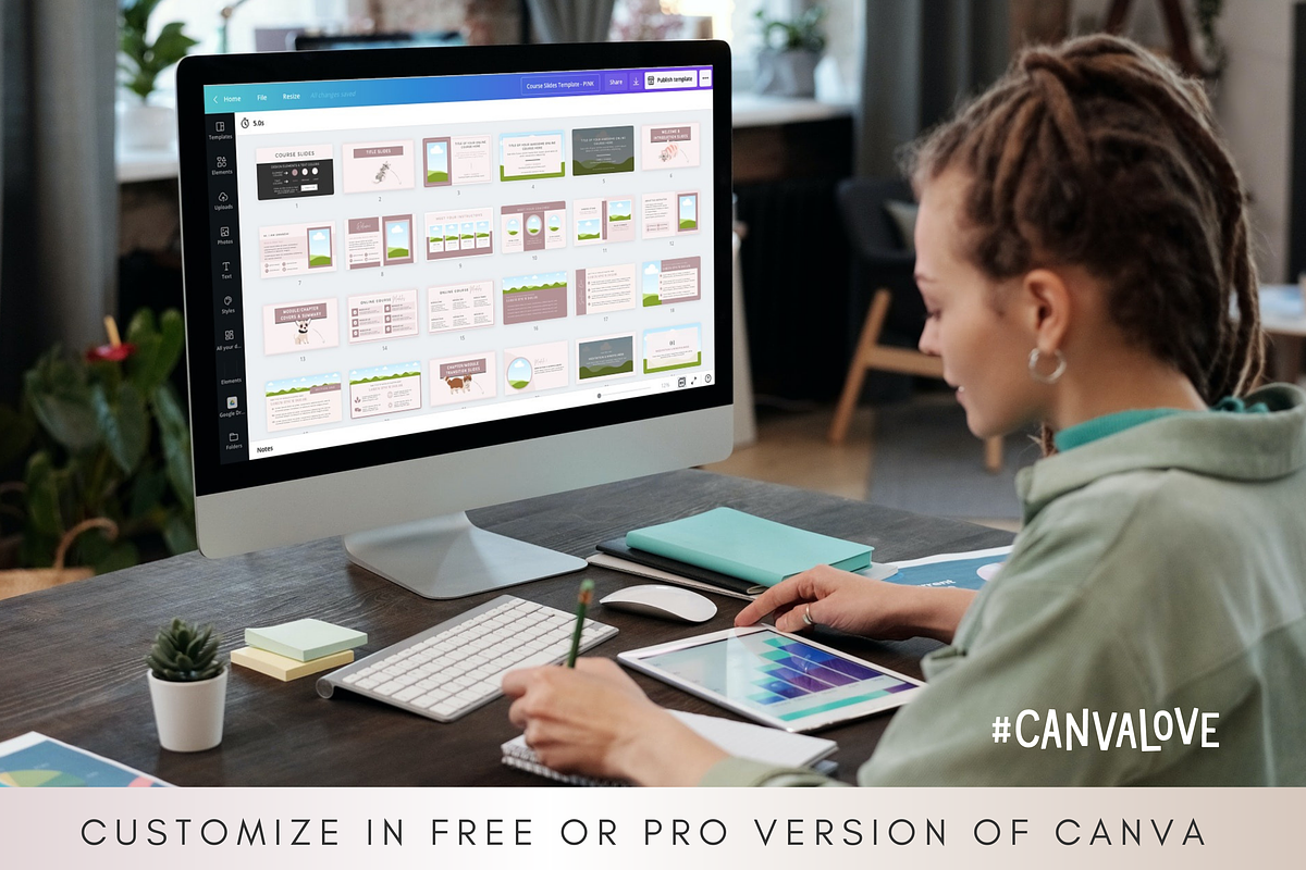 Course Creator Bundle Canva Template, a Presentation Template by Designs by Darowan (Photo 9 of 10)