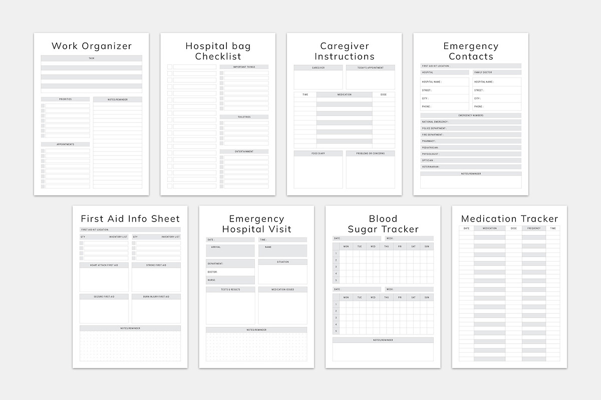 InDesign Planner Bundle Pack Vol.25, a Stationery Template by MNT-Creator (Photo 7 of 10)