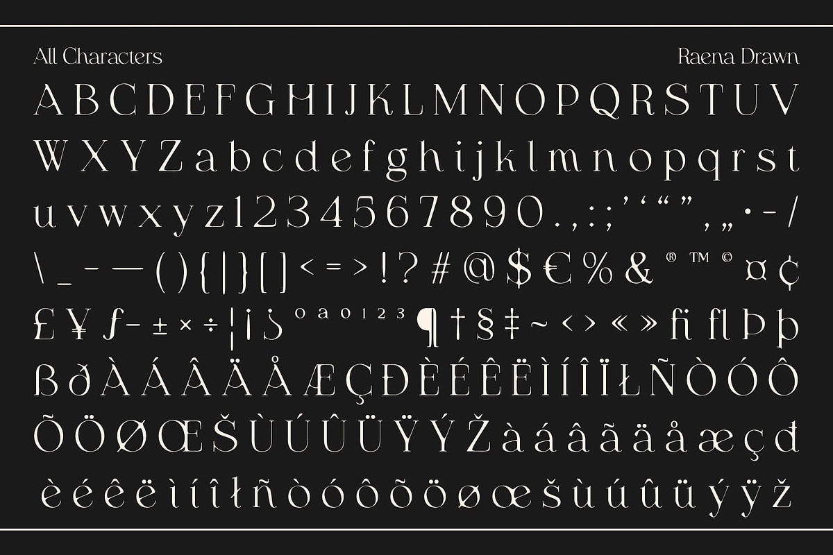 Raena Drawn, a Serif Font by Craft Supply Co. (Photo 8 of 8)