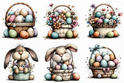 Easter Gift Basket Clipart, an Illustration by Libby Wishes (Thumbnail 6 of 9)