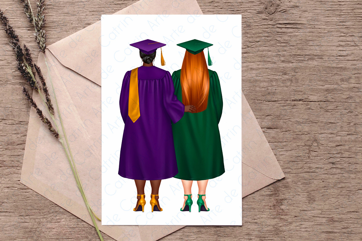 University Graduates Girls Plus Size, a Graphic by ArtedeCatrin (Photo 7 of 10)