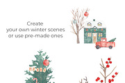 Christmas clipart and patterns, an Animal Illustration by Visual Animal (Thumbnail 4 of 8)