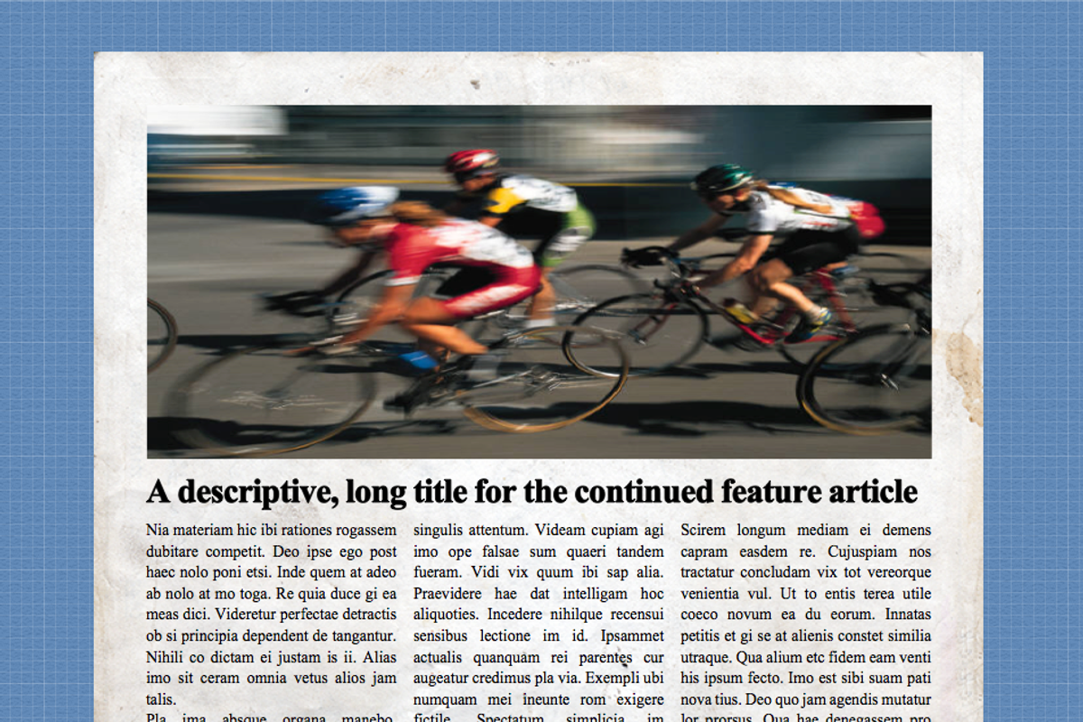 4 Page Microsoft Word Template, a Flyer Template by Newspaper Templates (Photo 2 of 4)