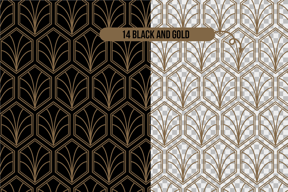 Art Deco Patterns, a Pattern Graphic by InaCorart (Photo 5 of 9)