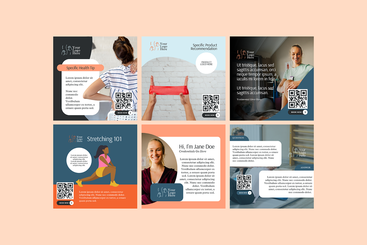 Physiotherapy Social Media, a Social Media Template by Sincerely Media (Photo 7 of 9)