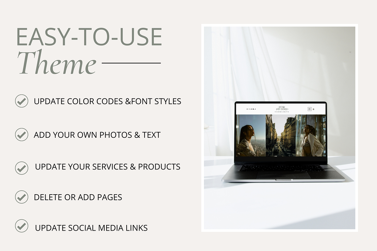 Wix Website Template | Star Studded, a Wix Template by Turia Avenue (Photo 3 of 5)