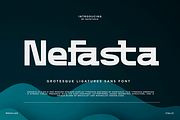 Nefasta - Grotesque Ligature Font, a Font by Say Studio (Thumbnail 1 of 11)