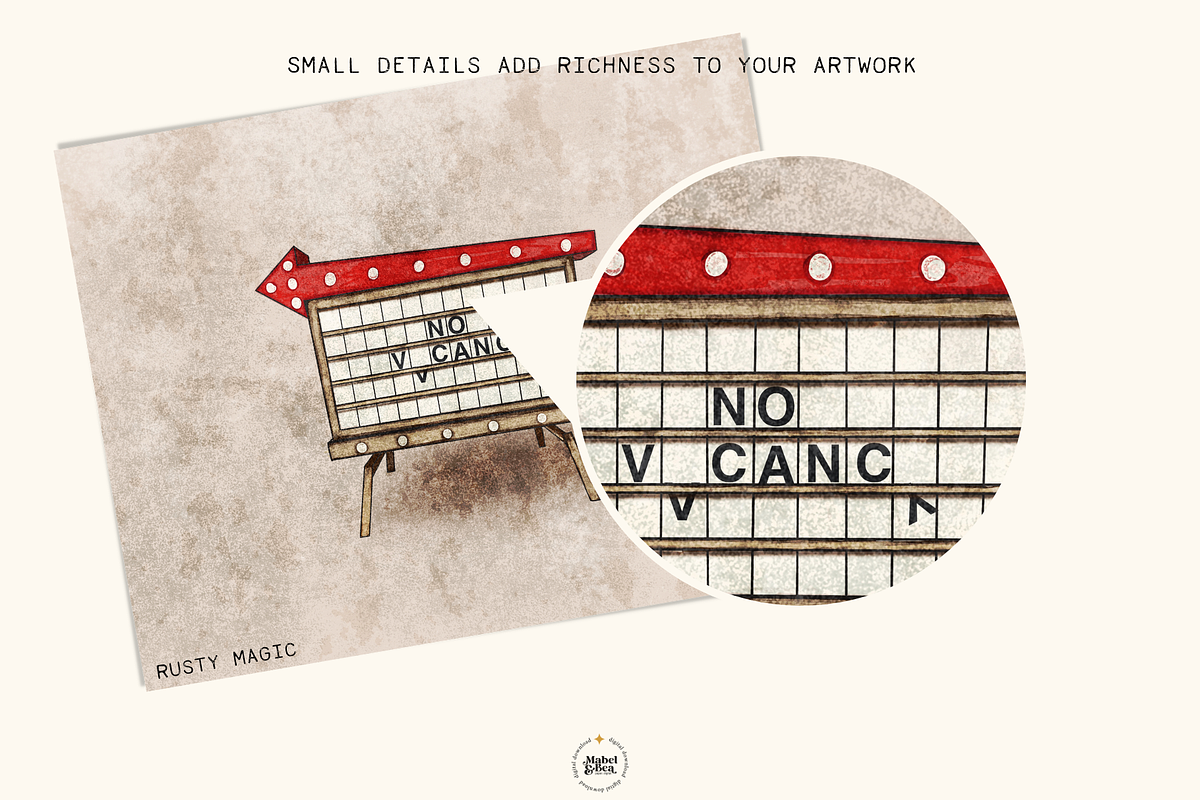 Western Grunge Texture Canvas Pack, a Layer Style Add-On by Mabel & Bea (Photo 4 of 7)