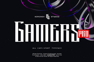 Gamers Pro - Sport Typeface