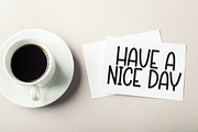 sunday morning | Script Font, a Script Font by Scratchones (Thumbnail 3 of 8)