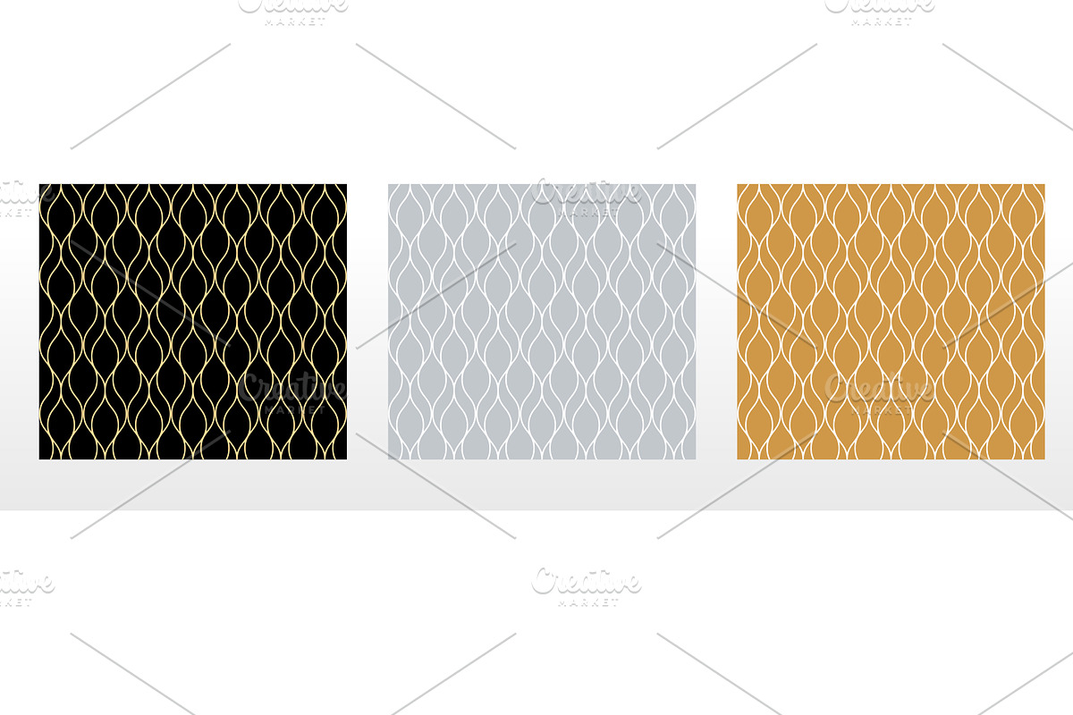 Set of abstract geometric patterns., a Pattern Graphic by RODINA (Photo 1 of 3)