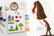 Waxy Crayons Procreate Brushes Kit, a Brush Add-On by White Lane Studio (Thumbnail 5 of 9)