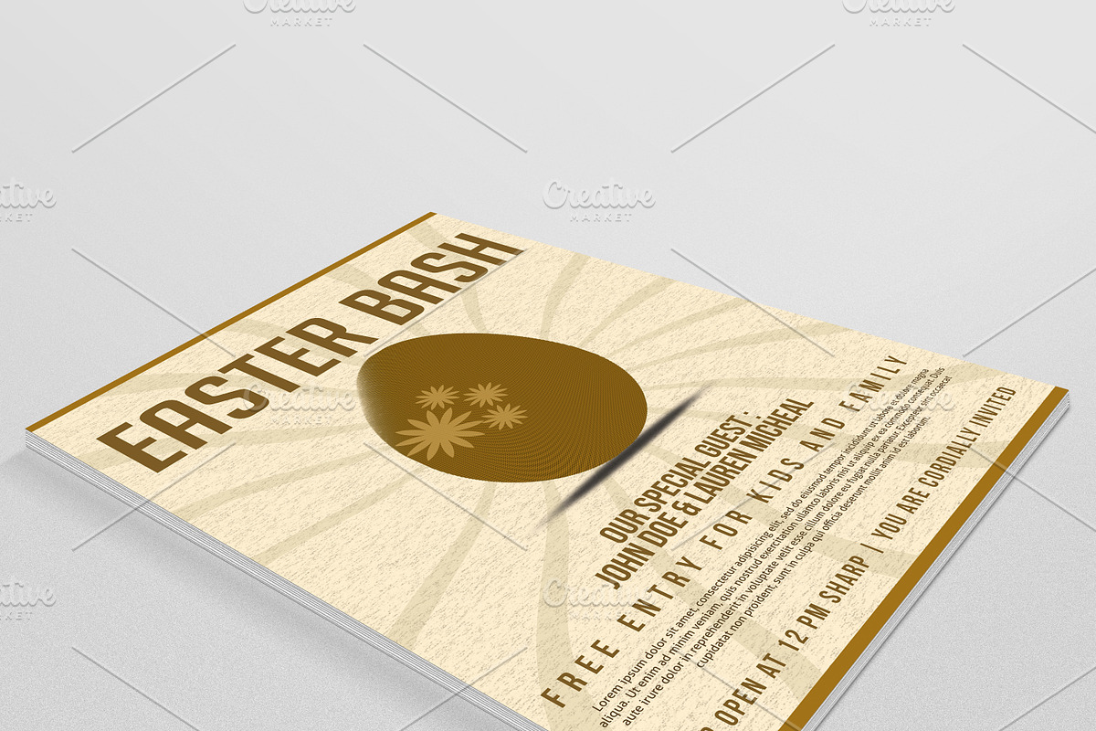 Easter Bash Fyler, a Flyer Template by Minimalist Studio (Photo 1 of 2)
