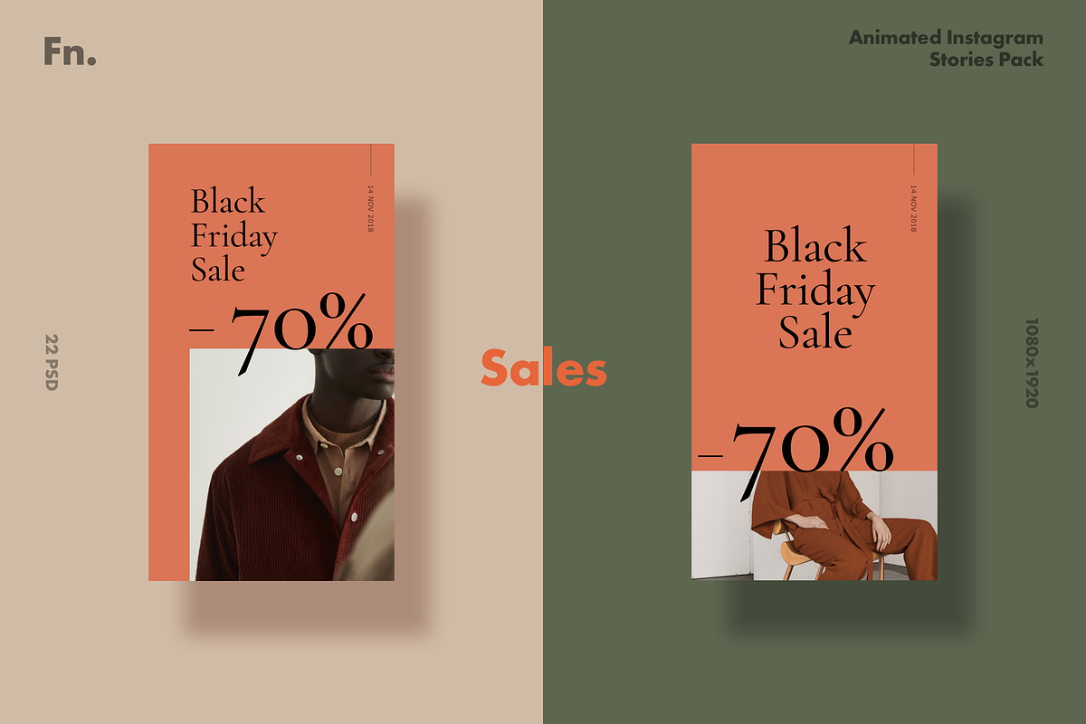 FN Animated Instagram Stories Pack, a Social Media Template by Simple and Nice (Photo 7 of 11)