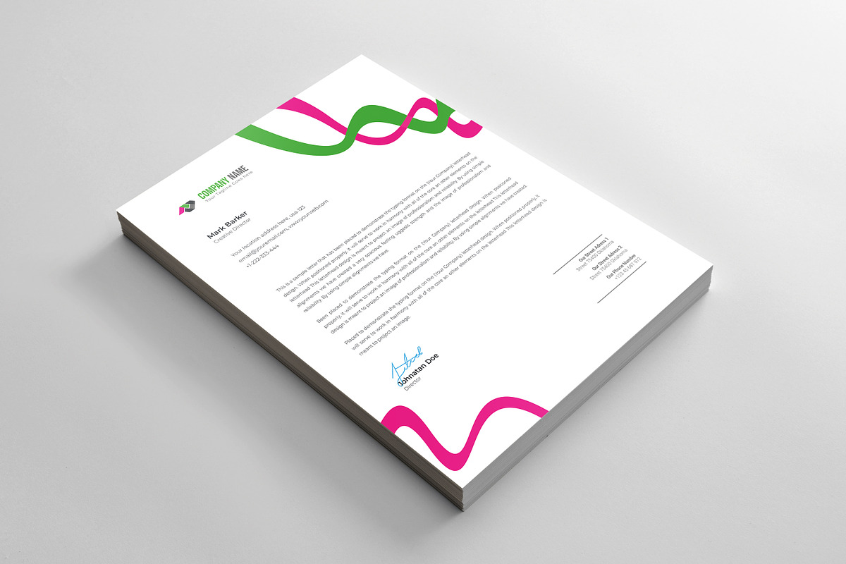 Letterhead, a Stationery Template by Curve Design (Photo 4 of 4)