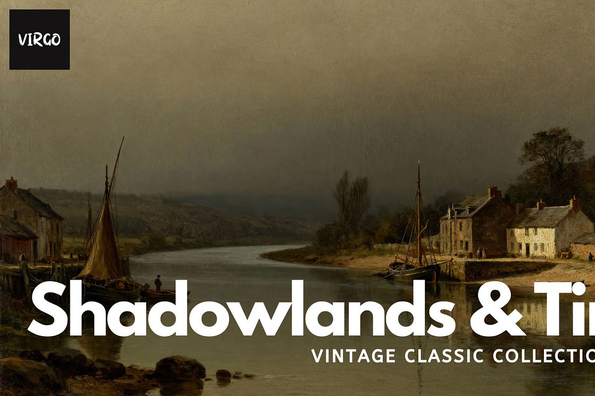 Vintage Moody Art Prints Bundle, a Decorative Illustration by Virgo Studio (Photo 1 of 6)