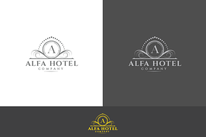 AlfaHotel Logo