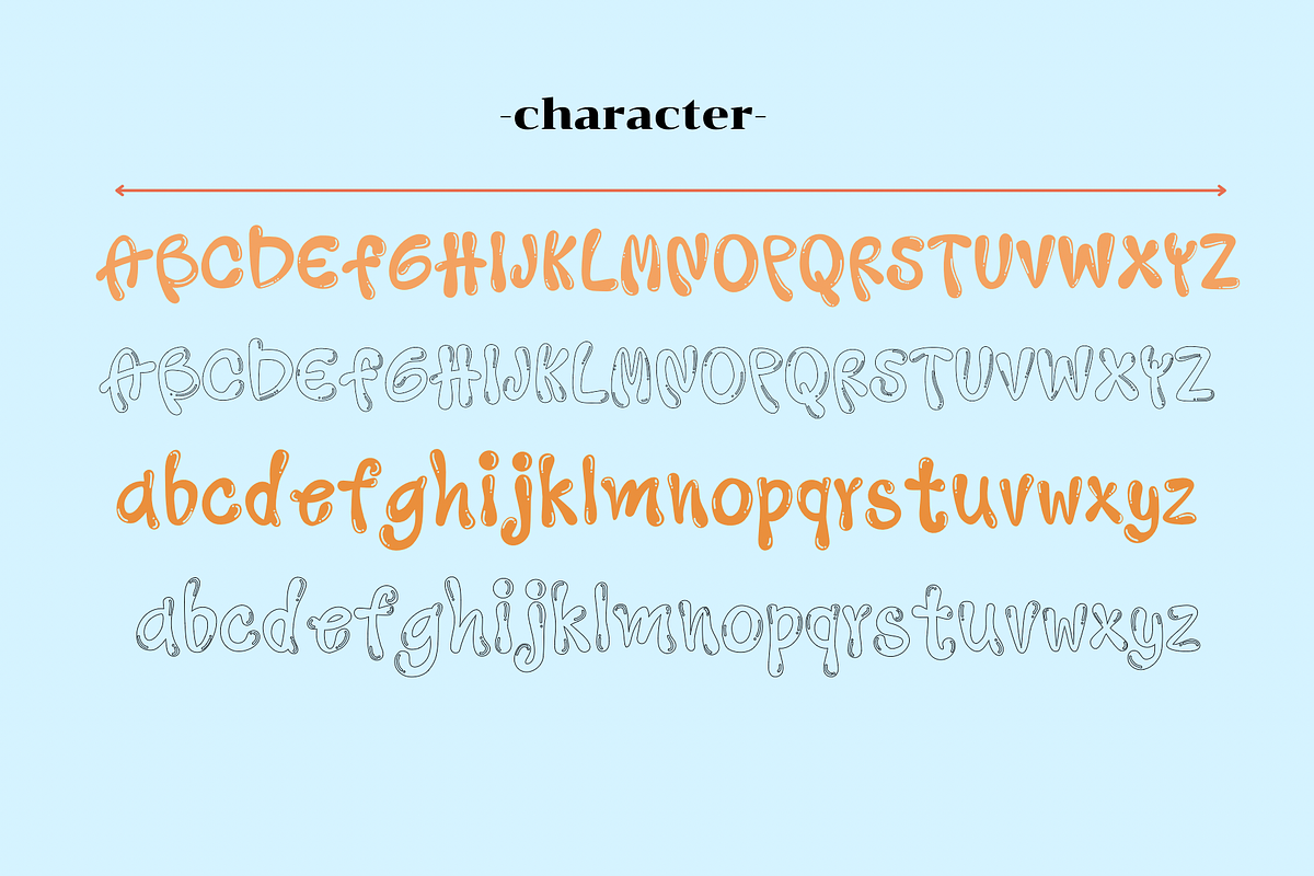 Lucky day font, a Handwritten Font by JJuta (Photo 5 of 5)